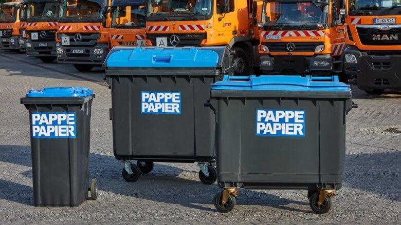 Müllgebühren: Die Blaue Tonne für Papier