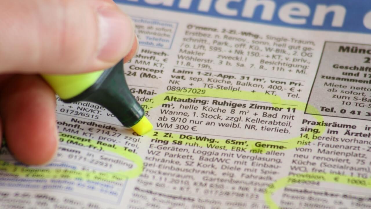 Tipps für die Wohnungssuche: So bekommst Du die Wohnung