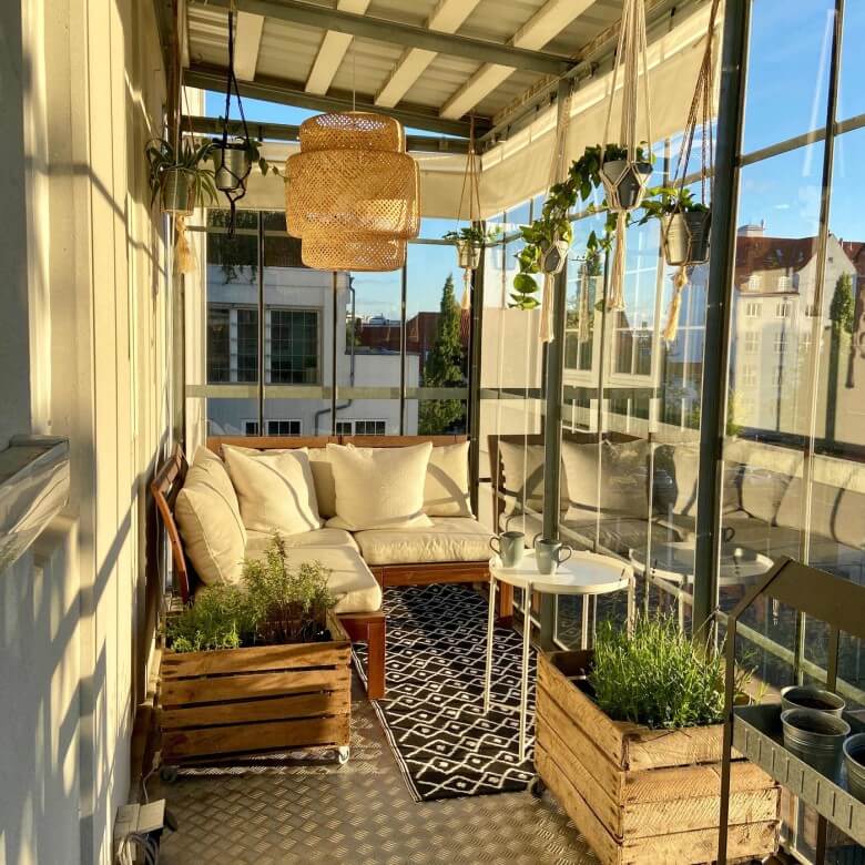 Balkon Wintergarten als Wohnraumerweiterung