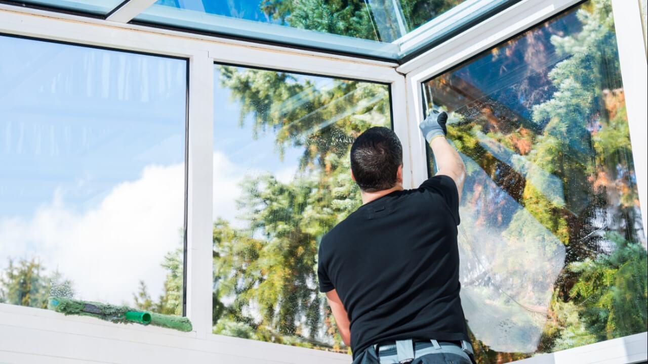 Wintergarten reinigen: Schritt für Schritt